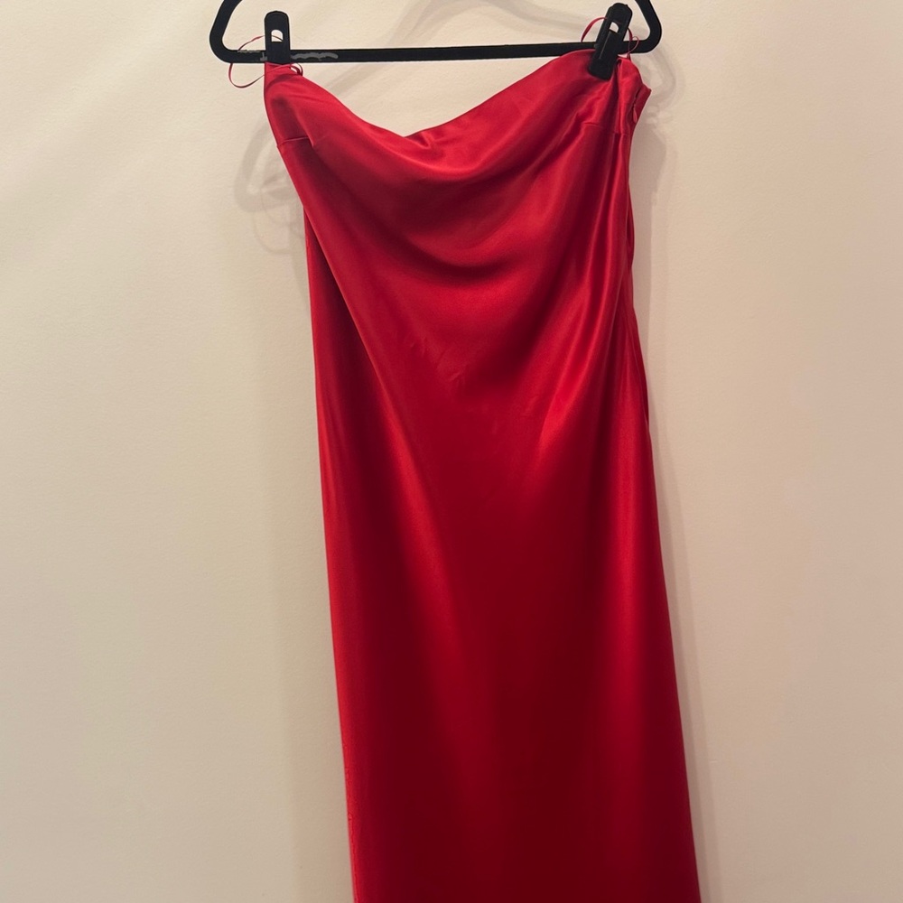 Steve Madden Red Satin Dress